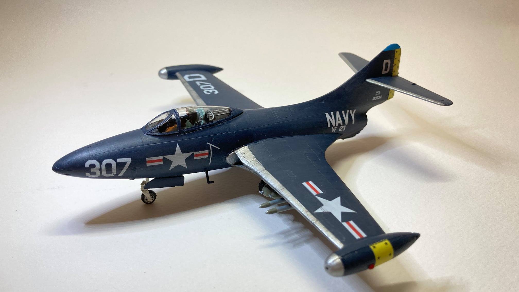 Hobbyboss 1/72 F9F-2 Panther – ÖLÇEKLİ MODELLERİM